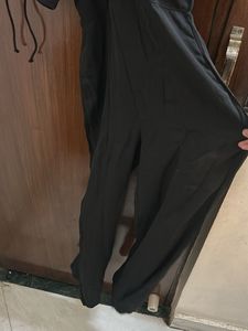 Elegant Black Wrap Top