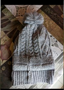 Broom , Winter Cap And Gloves