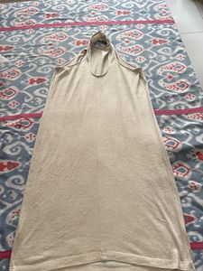 H&amp;M Linen Halter Neck Dress