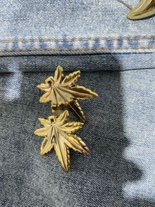 Unique Leaf Brooch Set