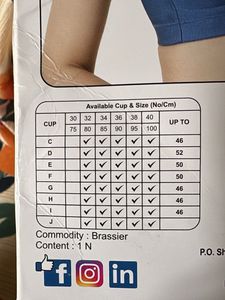 RIZA Comfortable Black Bra | Size 38 C