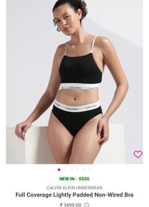 Calvin Klein Full coverage lightly Padded Bra-L