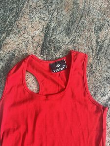 Red Vestry Racerback Tank Top