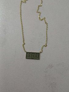 Golden "11:11" Pendant Necklace