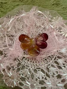 Dual shade Sparkling Bow Hair Claw Clip
