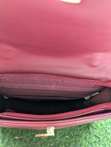 Red/Maroon Imported Handbag With Sling Belt 👜😍❤️