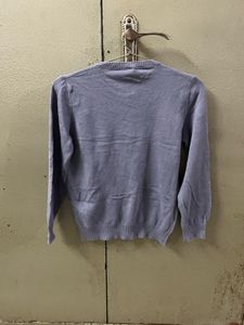 Benetton Blue Cotton Sweater