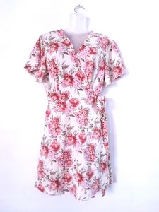 Cream Printed Dress (Women's)