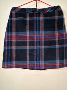 Vintage Plaid Mini Skirt