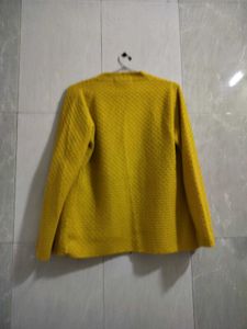 Yellow Cute Cardigan