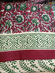 jaipuri kalamkari print cotton dress mat