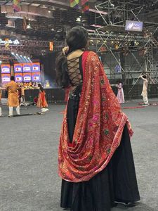 Black Backless Blouse