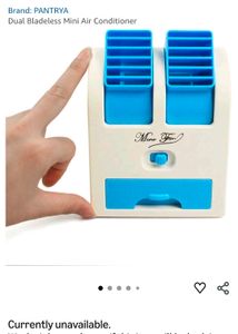 Portable Dual Bladeless Mini Air Conditioner