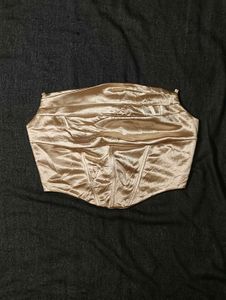 Stylish Satin Corset Top