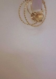 Gold Tone Hoop &amp; Pearl Drop Earrings Set