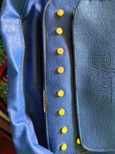 Blue 'Paris' Handbag