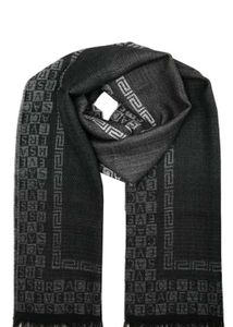 Authentic Reversible Versace Wool Scarf