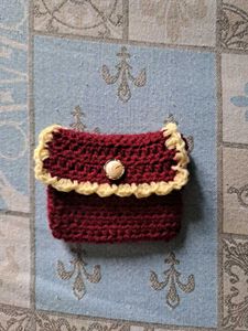 Handmade Crocheted Coin Pouch