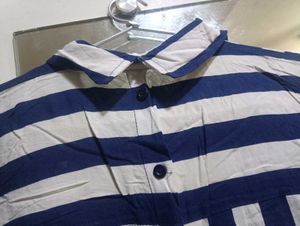 Classic Blue &amp; White Striped Shirt