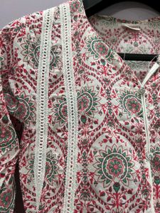 Printed Kurti with Dupatta