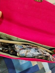 Sling Bag Baby Pink Colour