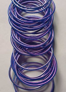 velvet Blue Bangles