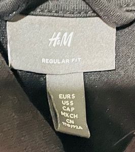 H&amp;M brand size S  Black overshirtJacket