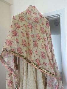 Brand New Floral Kurta Gown with Dupatta