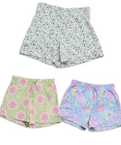 Combo of 3 Cute Floral Pajama Shorts