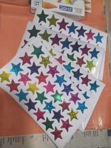 DOMS Wax Crayons &amp; Star Stickers Set