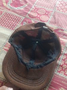 Brown Mesh Baseball Cap