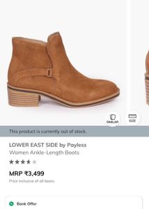 UK 7 - US 9 - ! Brown Suede Ankle Bo