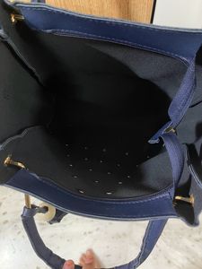 Stone leather bag