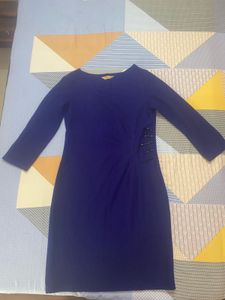 Elegant Navy Blue Dress