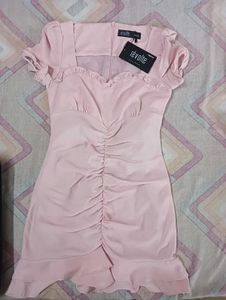 Peachy Pink Bodycon Dress