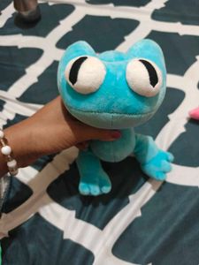 Cute Blue Frog Plush Toy