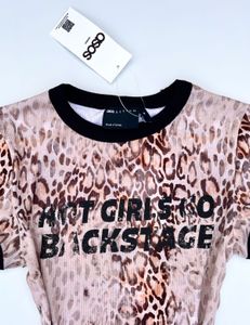 ASOS Leopard Print Graphic Tee