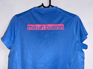 Adidas Blue &amp; Coral Running Top
