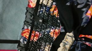 Floral Print Puff Sleeve Top