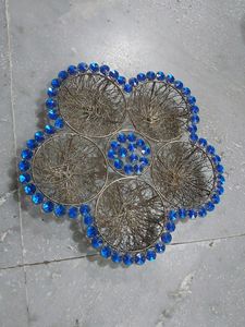 Blue Colour Dry Fruit Basket