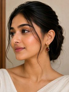 Elegant Gemstone Drop Earrings