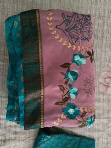 Embroidered Saree