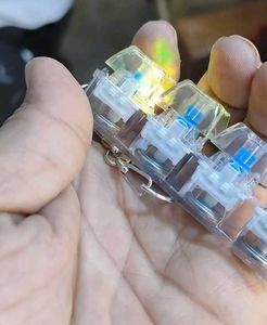 Mini Switch Keychain with LED Light
