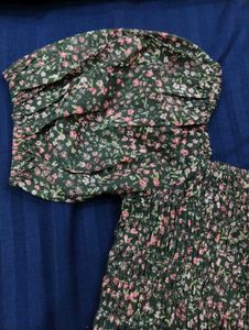 Ketch Floral Print Square Neck Crop Top 🌸