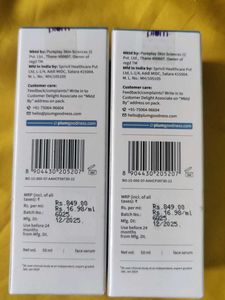 free delivery 1+1Plum Rice Water &amp; Niacina