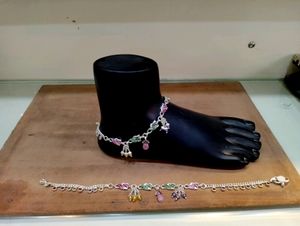 Fancy Payal Pure Silver