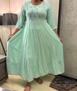 beautiful pastel anarkali