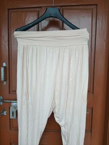 Comfortable Beige Palazzo Pants