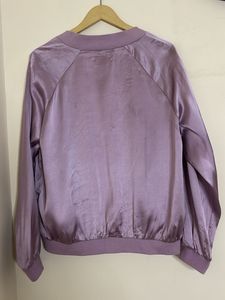 Light Purple Bomber Jacket
