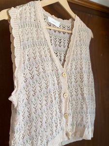 Chic Cream Vest